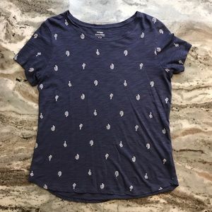 Indigo Cactus graphic tee (Old Navy)